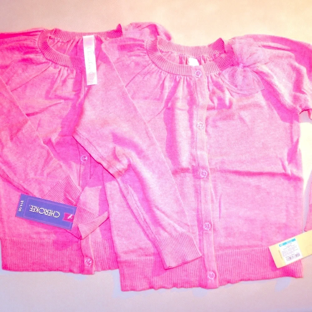 $15 sale for Two Cherokee sweaters size 4T with free gift